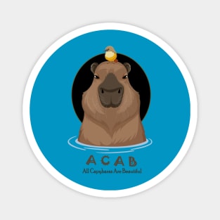 ACAB - All Capybaras Are Beautiful Magnet